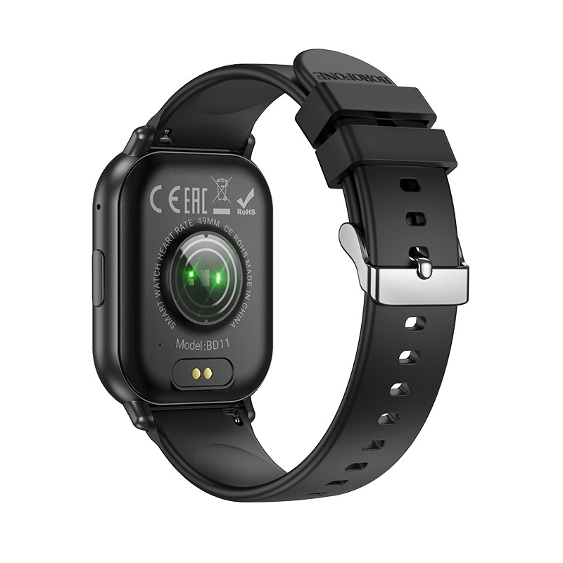 Смарт-годинник BOROFONE BD11 51mm. 220 mAh. IPX4 Smart sports watch (call version) Black Одеса - фото 5