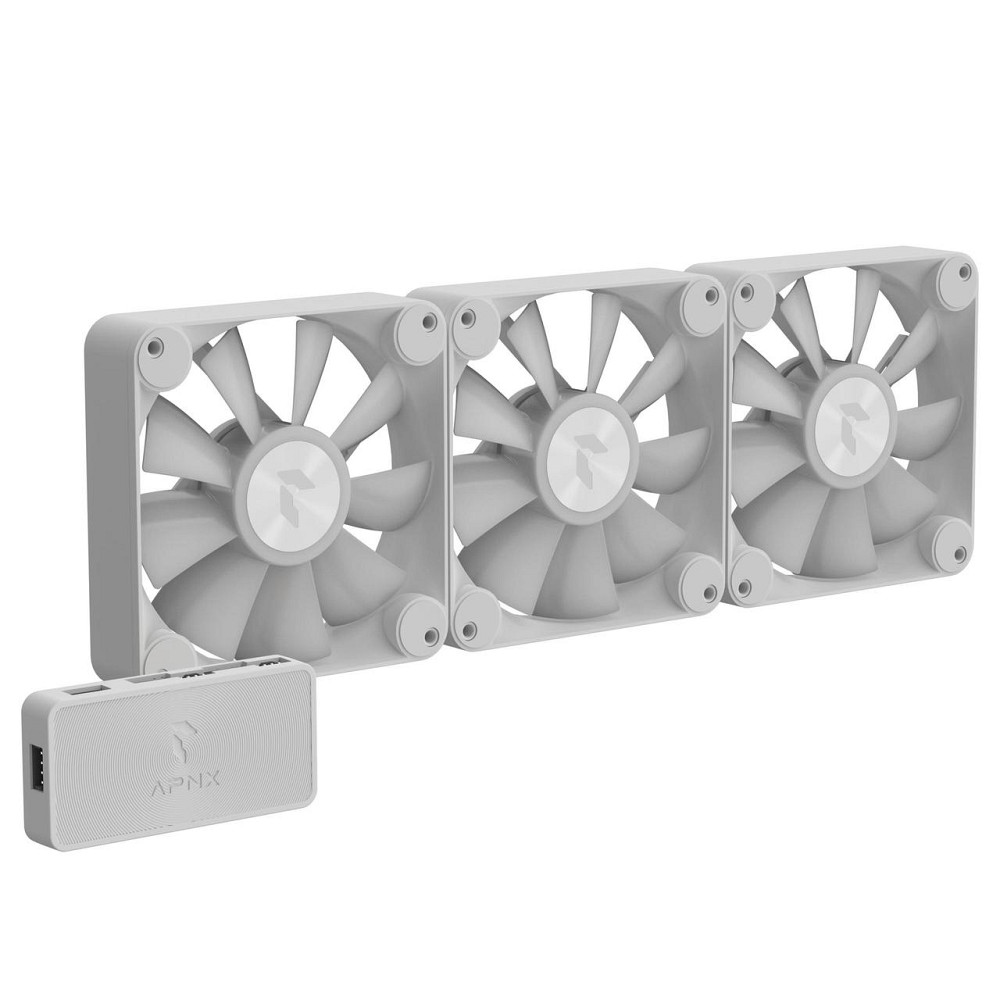 Вентилятор APNX FP1-120 ARGB White - 3 Pack (APF3-PF11257.21) ( 14493 ) Харьков - изображение 18