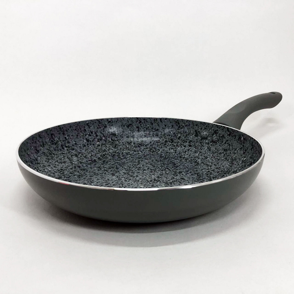 Литая сковорода с антипригарным покрытием Well Done WD-1024B 24 см, Легкая в использовании сковорода TC-93 Львов - изображение 10