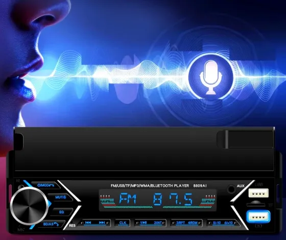 Автомагнитола MP3 7001 BT с Bluetooth, держателем для телефона, USB, AUX, FM, сенсорный экран Киев