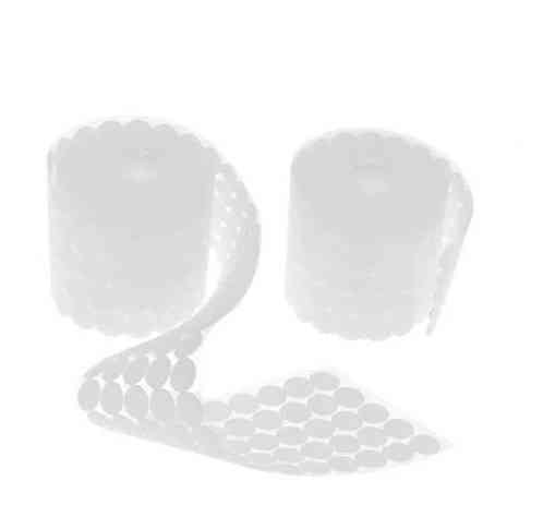 Липучки куруглі застібки самоклейні 20 мм, 1000 шт., білі Винница