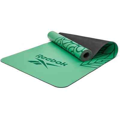 Коврик для йоги Reebok Natural Rubber Yoga Mat зелений, мандала RAYG-11085GN (885652020930) Винница