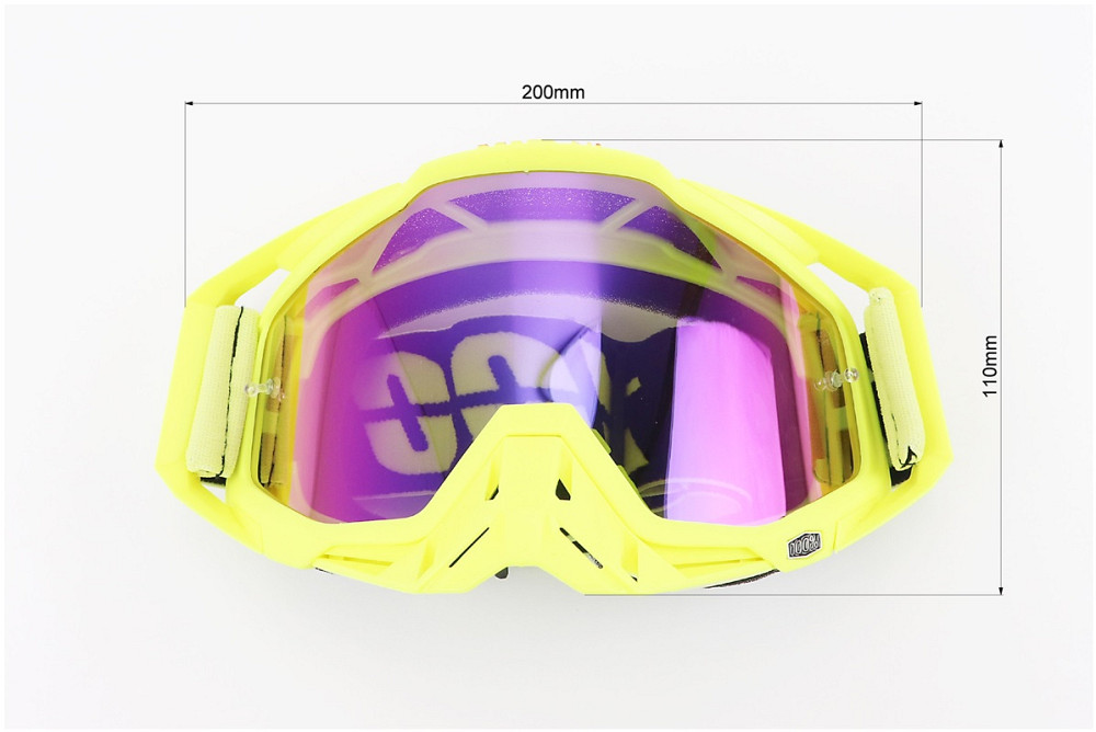 Окуляри кросові/ендуро/АТV, жовті (дзеркальне скло) Киев - изображение 4