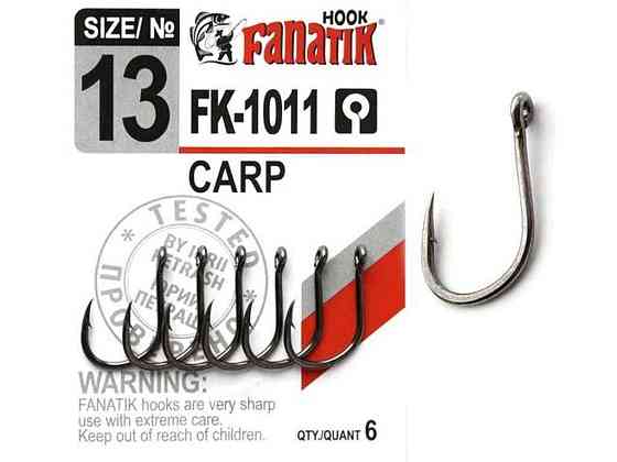 Гачок CARP №13 6шт/уп арт.FK-1011 ТМ FANATIK Київ
