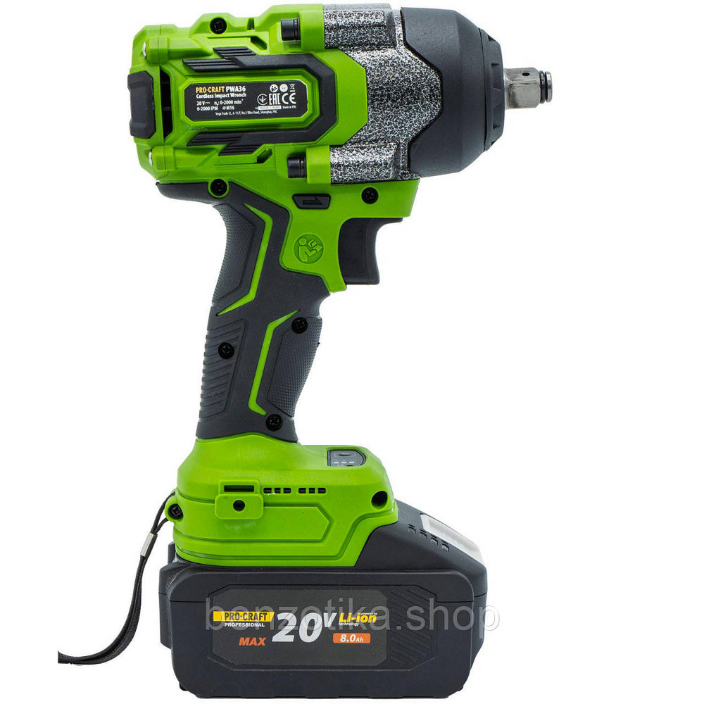 Акумуляторний гайковерт Procraft PWA36 (без АКБ та ЗП) Київ - фото 6