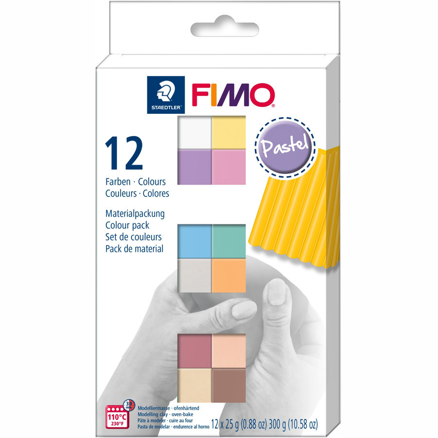 Набор пластики “Pastel Colours” 12х25г Fimo Киев - изображение 1