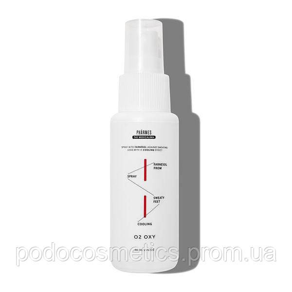 Спрей с фарнезолом против потливости ног с охлаждающим эффектом O2 OXY  60мл Одесса - изображение 1