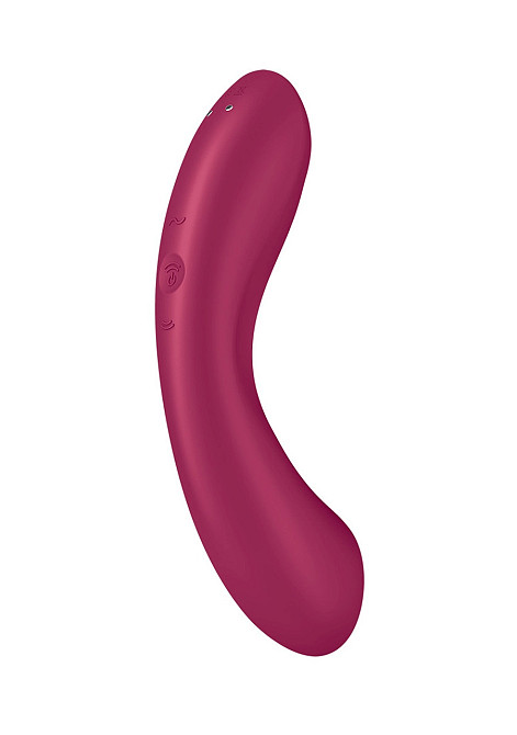 Вакуумный вибратор с тройной стимуляцией Satisfyer Curvy Trinity 1, бордовый Sex Aura Киев - изображение 4