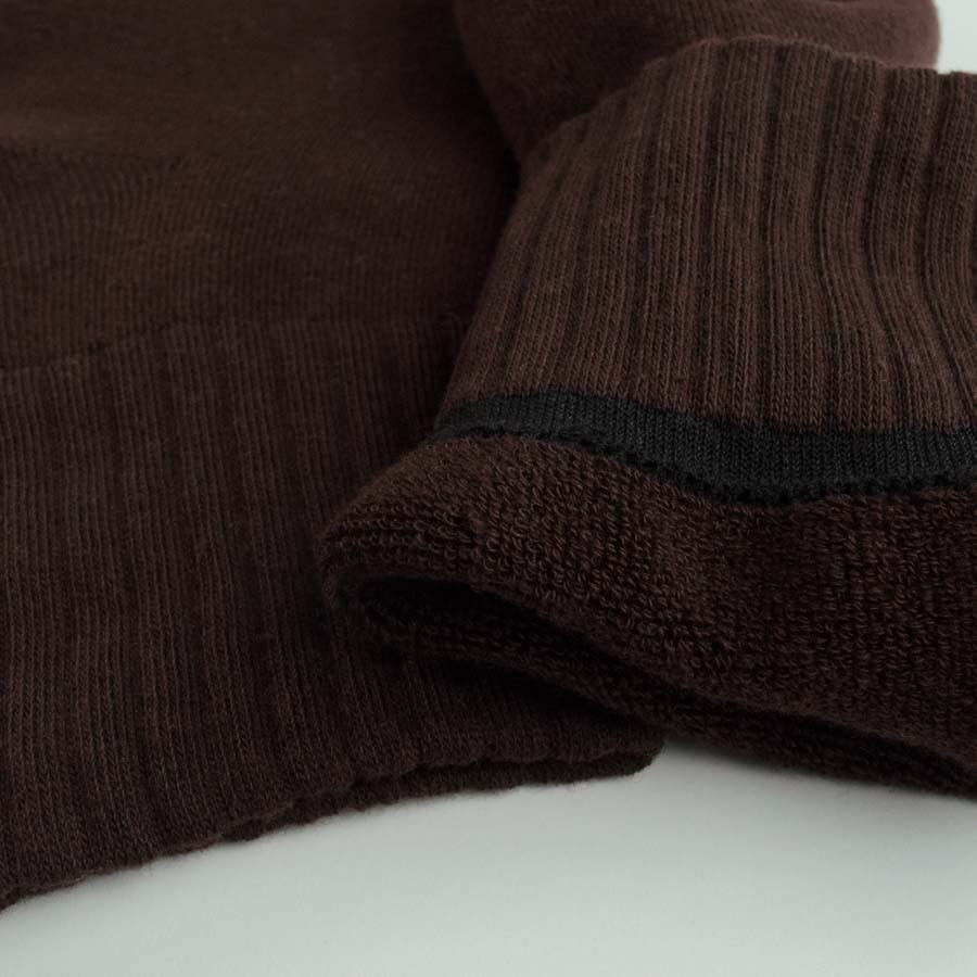 Теплые носки женские классические с широкой резинкой однотонные GM Textile Высокие 36-41 Шоколад Сумы - изображение 2