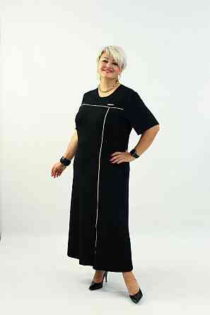 Женское длинное базовое платье батал турецкая вискоза 54/58 Одесса