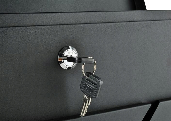 Поштова скринька велика з кришкою та 2 ключами Malatec (6238) Сталь Нововолинськ - фото 6