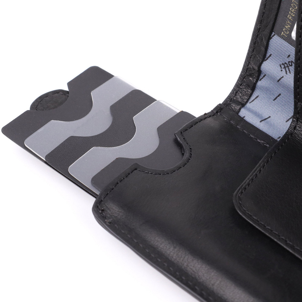 Вместительный картхолдер из натуральной кожи Tony Perotti 20899_1 (3796 nero) Черный Киев - изображение 6