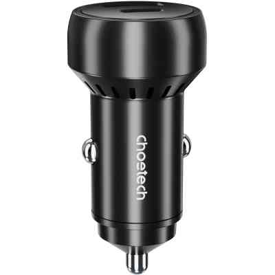 Зарядное устройство Choetech USB-C+USB-A 60W QC3.0/PD/PPS black (TC0014-BK) Винница