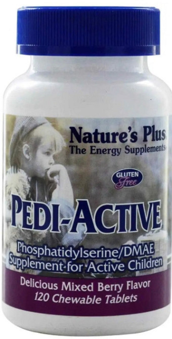 Фосфатидилсерин для активных детей Nature's Plus Рedi-Active 120 таб ягоды Киев - изображение 1