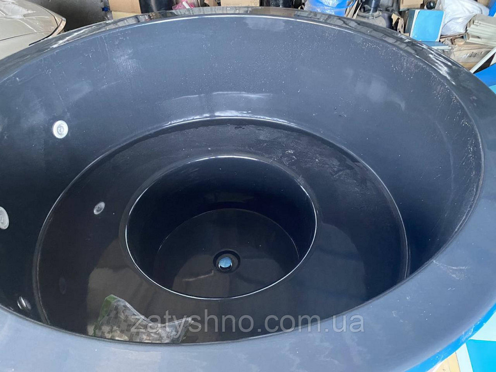 Чани на 5 осіб (2 метри в діаметрі) з джакузі та піччю Київ - фото 6