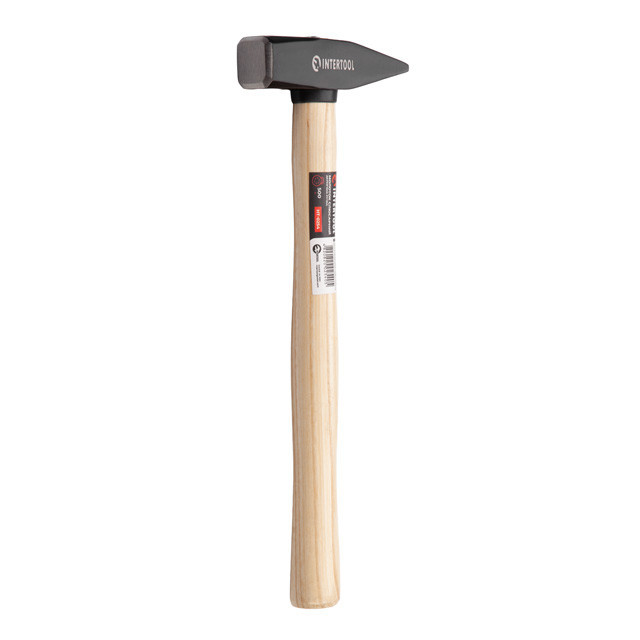 Молоток слесарный, 500 г, ручка из ясеня INTERTOOL HT-0254 Киев - изображение 8