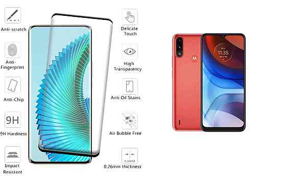 Защитное стекло HyperGlass Pro для Motorola Moto E7 Power, Moto E7i Power – максимальная чувствительность и Киев