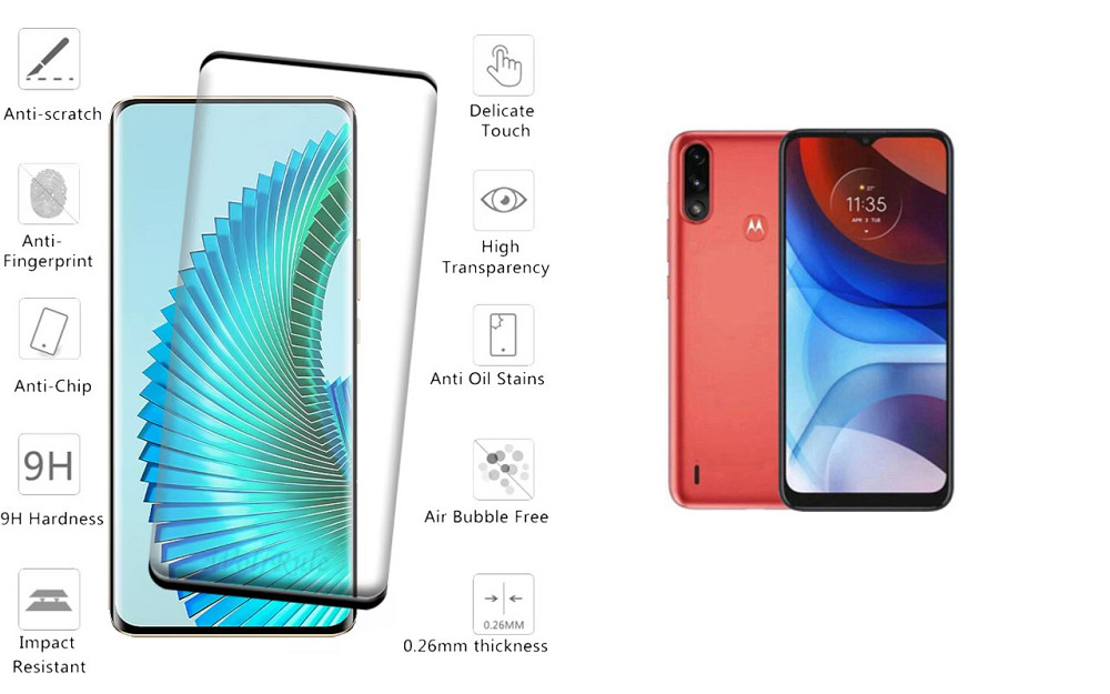 Защитное стекло HyperGlass Pro для Motorola Moto E7 Power, Moto E7i Power – максимальная чувствительность и Киев - изображение 2