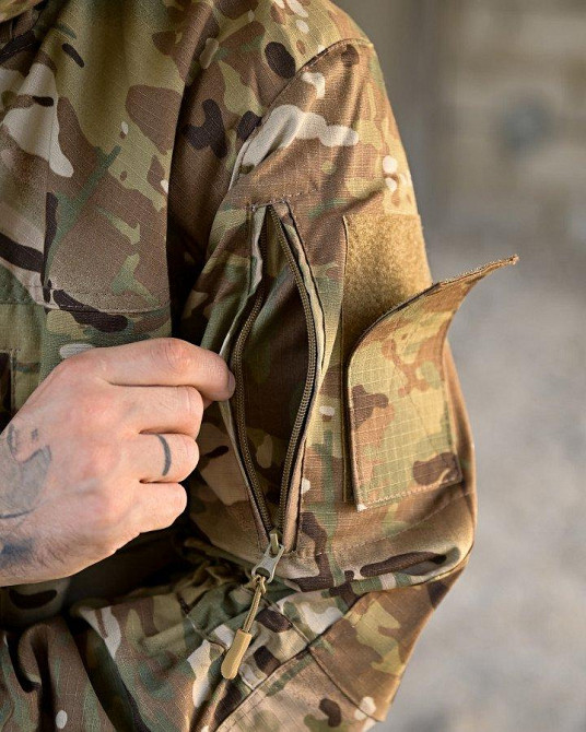 Демисезонный тактический костюм Горка ДСТУ мультикам  ПП7860 Одесса - изображение 7