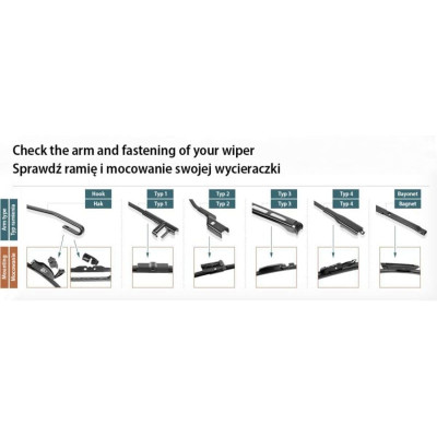 Щітка склоочисника Denso DF-005 Вінниця - фото 3