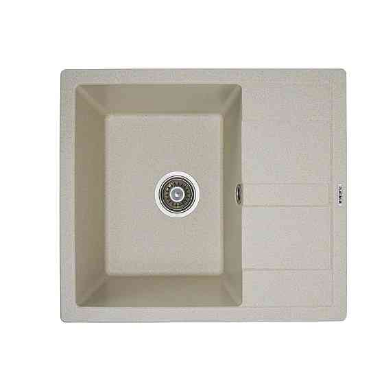 PLATINUM Гранітна мийка для кухні Platinum 5851 ARIA матова Пісок Київ