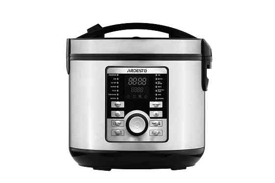 Мультиварка ARDESTO, 860Вт, чаша-5л, електронне керув., книга рецептів, метал/пластик, сірий Київ