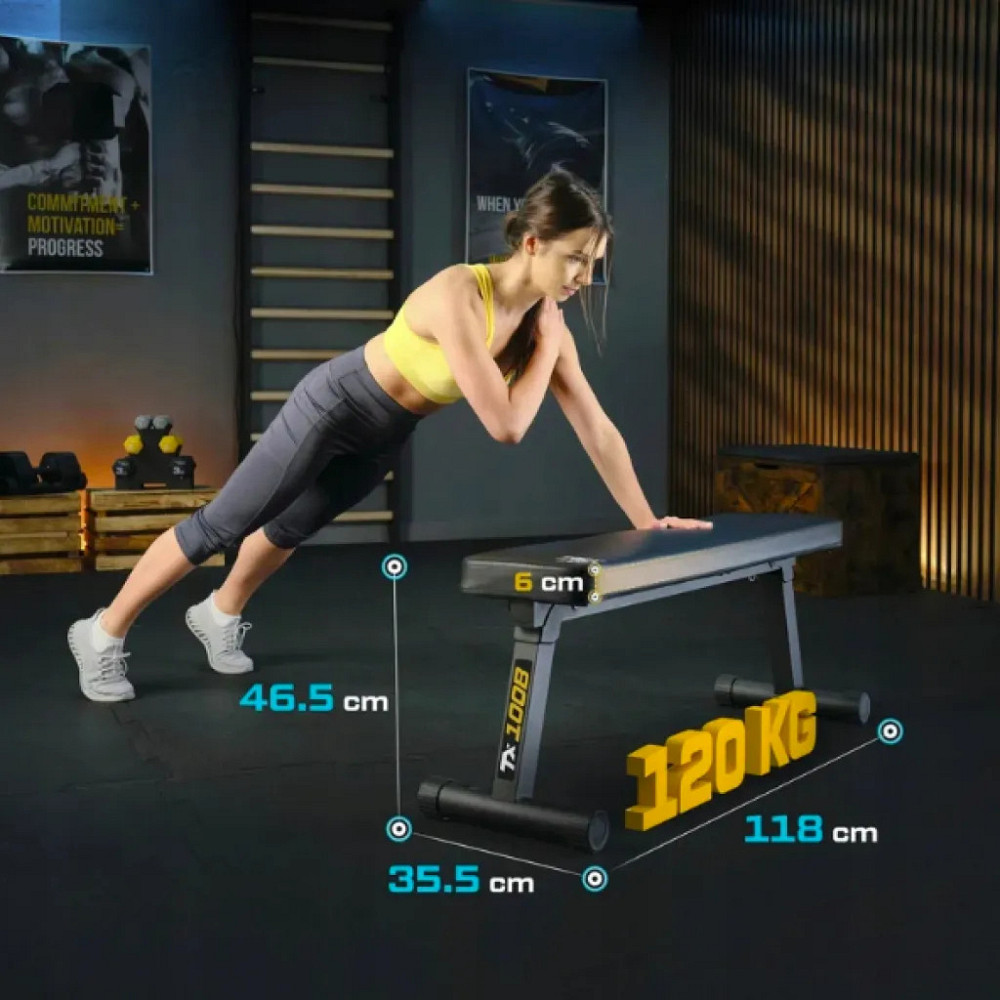 Тренировочная скамья для дома и спортзала универсальная раскладная Спортивная скамья для тренировок Trex Sport Киев - изображение 10