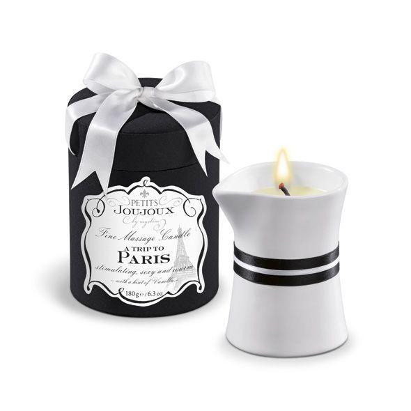 Массажная свечa Petits Joujoux - Paris - Vanilla and Sandalwood (190 г) роскошная упаковка Sex Aura Киев - изображение 1