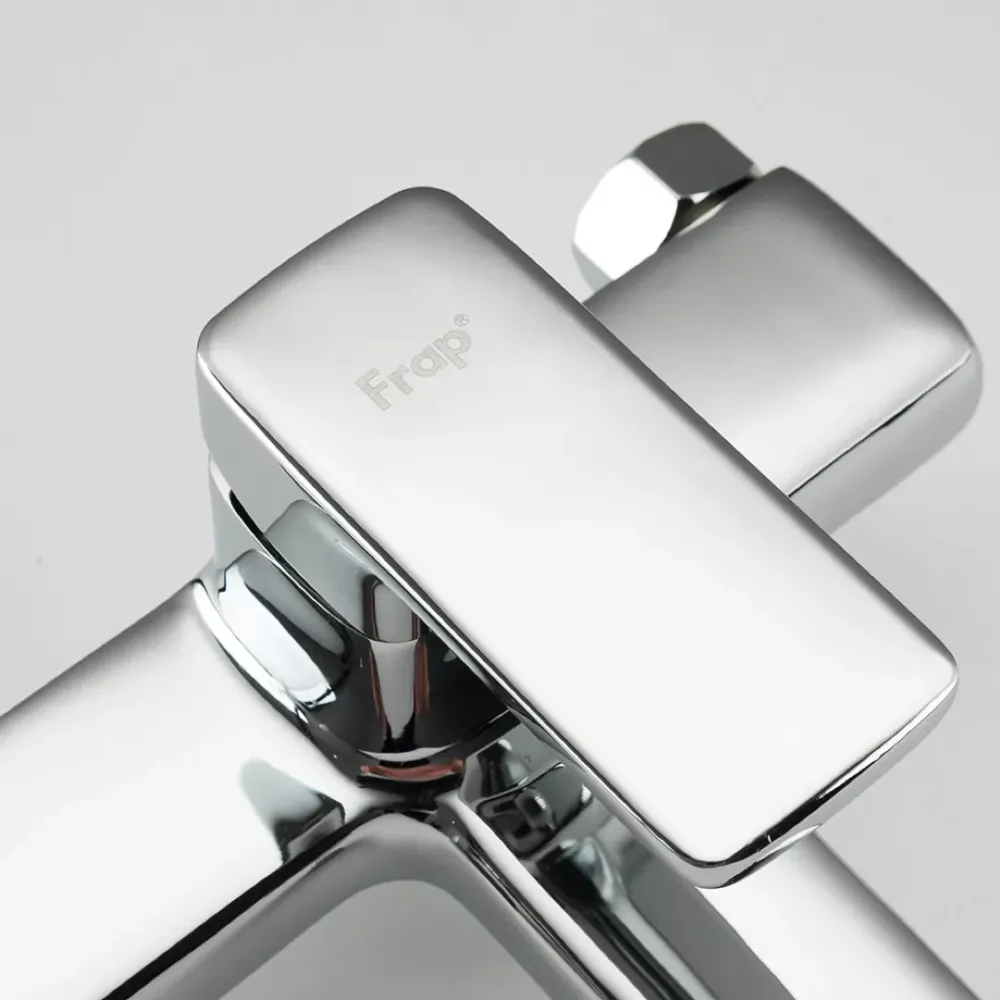 Змішувач для ванни з душовим гарнітуром Frap H60 F3260 хром Київ - фото 2