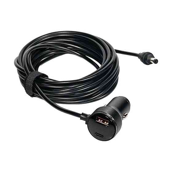 Кабель живлення для Starlink Mini E-NET автомобільний прикурювач/DC з USB Type-C та LED 5м (73-00658) Киев