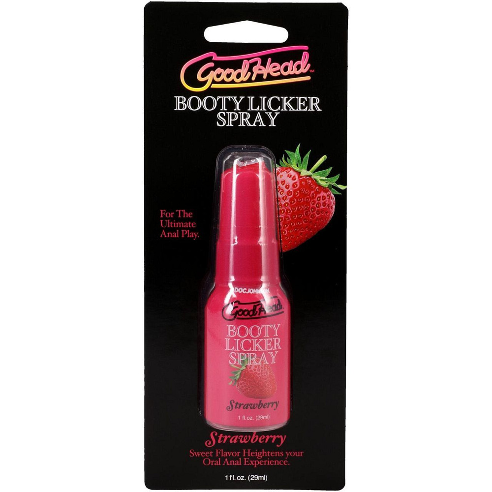 Спрей для анилингуса Doc Johnson GoodHead Booty Licker Spray - Strawberry 29 мл Sex Aura Киев - изображение 2
