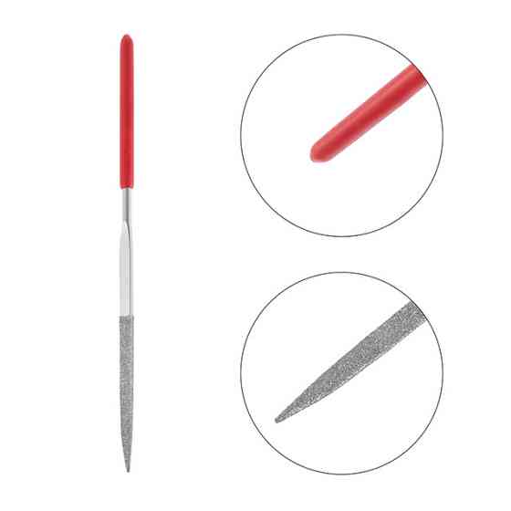 Набір алмазних надфілів, 10 шт., 140 мм INTERTOOL HT-3701 Київ