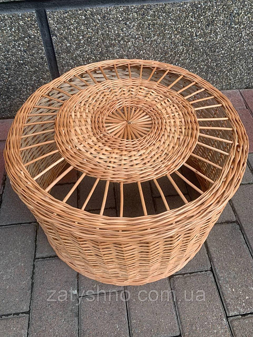 Люстра целиндрической форми из лозы Киев - изображение 1