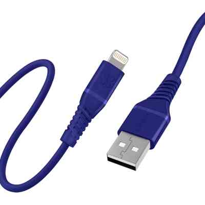Дата кабель USB 2.0 AM to Lightning powerline-ai120.blue Promate (powerline-ai120.blue) Вінниця