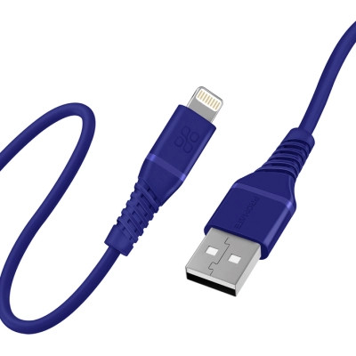 Дата кабель USB 2.0 AM to Lightning powerline-ai120.blue Promate (powerline-ai120.blue) Вінниця - фото 1
