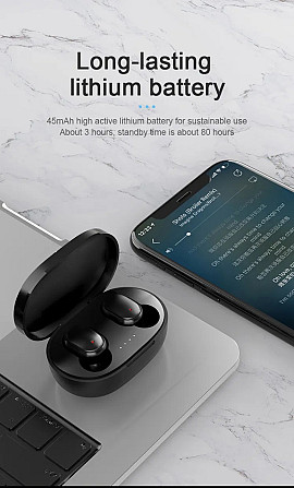 ДЕФЕКТ Навушники бездротові TWS A6S Bluetooth 5.0 (на кшталт Airdots) Київ - фото 2