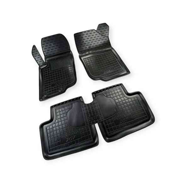 Килимки салону Peugeot 207 (2006-2014) борт 2,5 см, з перемичкою Мукачево