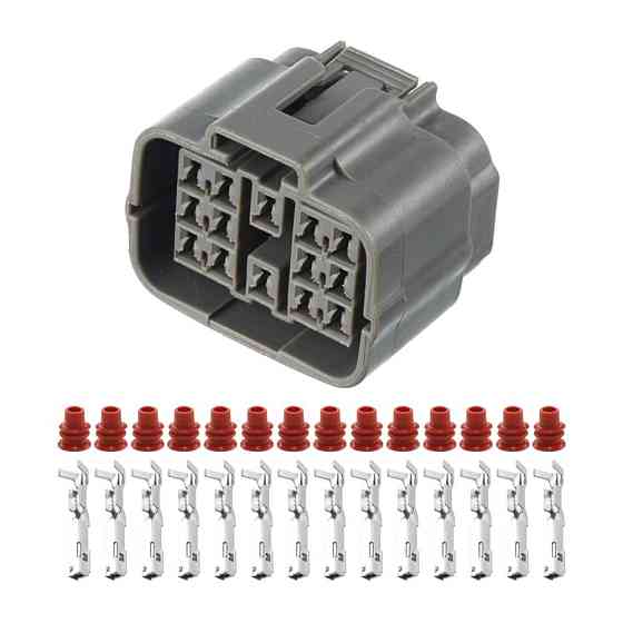 Електричний з'єднувач, 14-контактний, Фара, Сірий, Пластик Київ