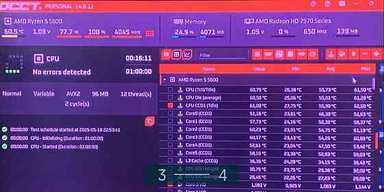 Процесор.Ryzen 5600 відразу з кулером ID-COOLING SE-224-XT Basic Київ