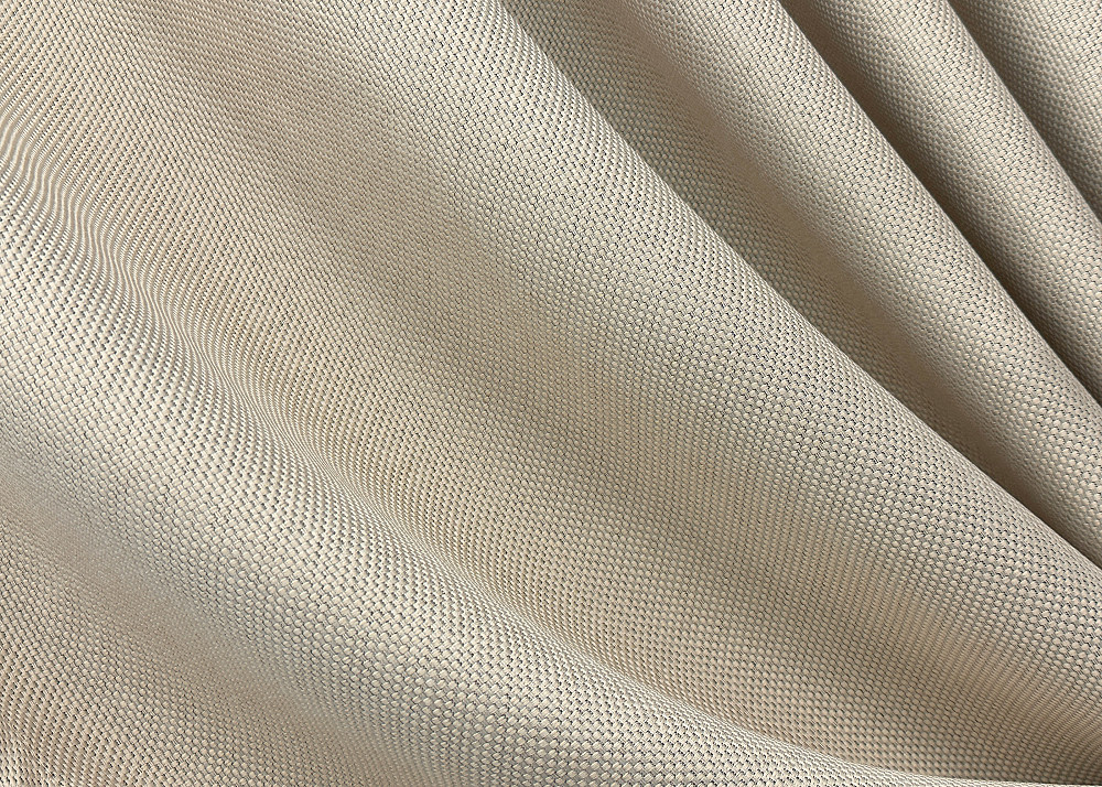 Шторна тканина, льон-блекаут з фактурою "Льон мішковина" колір холодний бежевий 1080ш Київ - фото 1