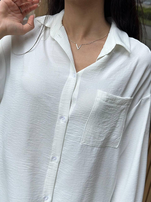 Костюм-тройка женский летний с шортами и брюками Молочный M-L Харьков - изображение 3