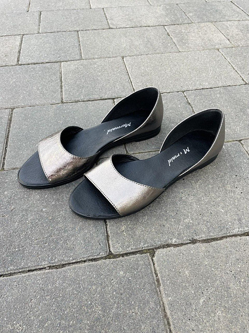 Mermaid Балетки жіночі Mermaid 28-7 нікель (весна-літо, шкіра натуральна) (3436) 36р.38р.39р. Коломия - фото 8