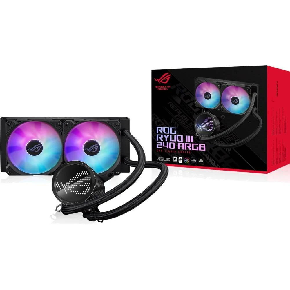 Система водяного охолодження Asus ROG Ryuo III 240 ARGB (90RC00J1-M0UAY0) Чорний Харьков - изображение 6
