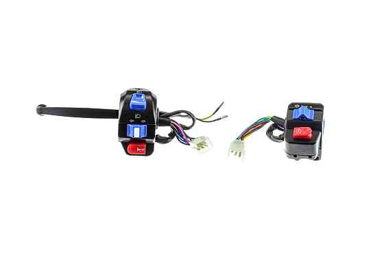 Блоки кнопок керма (пара) скутер 4 Т  50 (диск/барабан, кріплення, важіль) Мукачево