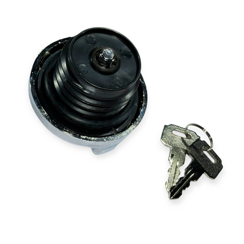 Кришка бака 2108-21099, 2110-2112, 2113-2115 з ключем (хром) (кришка бензобака) паливного Мукачево - фото 1