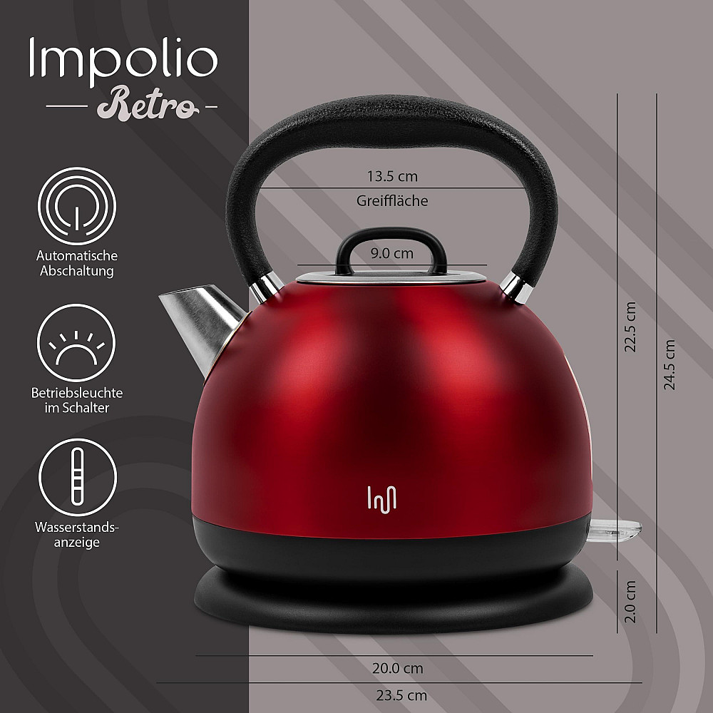 Електричний чайник Impoli Retro Луцьк - фото 2