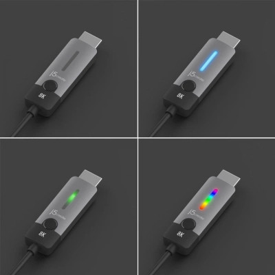 Кабель мультимедийный USB-C to HDMI M 1.8m 8K 60Hz LED RGB J5create (JCC157-N) Винница - изображение 11