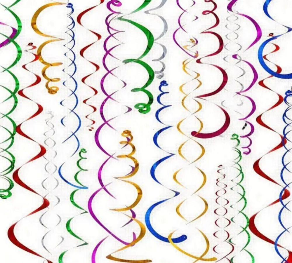 Набор гирлянд 18 полосочек 70 см разноцветный Киев - изображение 4