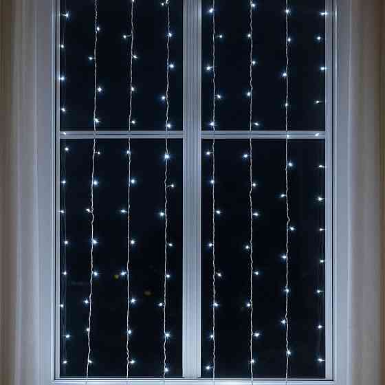 Новорічна гірлянда штора 2х2 м 80 LED кімнатна білий провід Білий ZWM2280LEDW Коломия