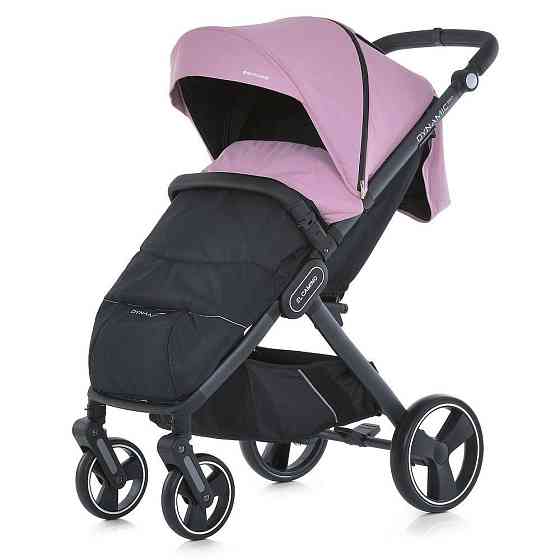 Коляска дитяча EL CAMINO DYNAMIC PRO Mauve Pink прогулянкова з чохлом та дощовиком Рожева (ME 1053-3) Чернігів